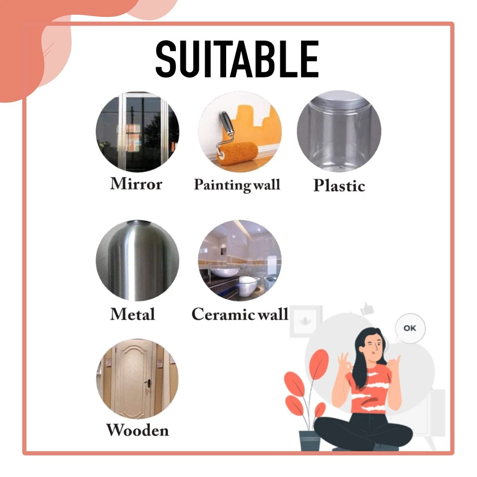 African Woman Wall Decal, African Girl Wall Sticker, Afro Girl Decal ga264 - Image 3 of 4