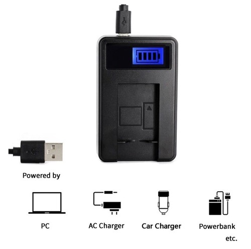Battery / Charger For Zohulu 4K Infrared Night Vision 24.0 Megapixel BenQ GH680F - Picture 7 of 9