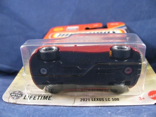 2024 Matchbox 2021 RED Lexus LC 500, w/Real Riders Premium Wheel Swap - Picture 5 of 5