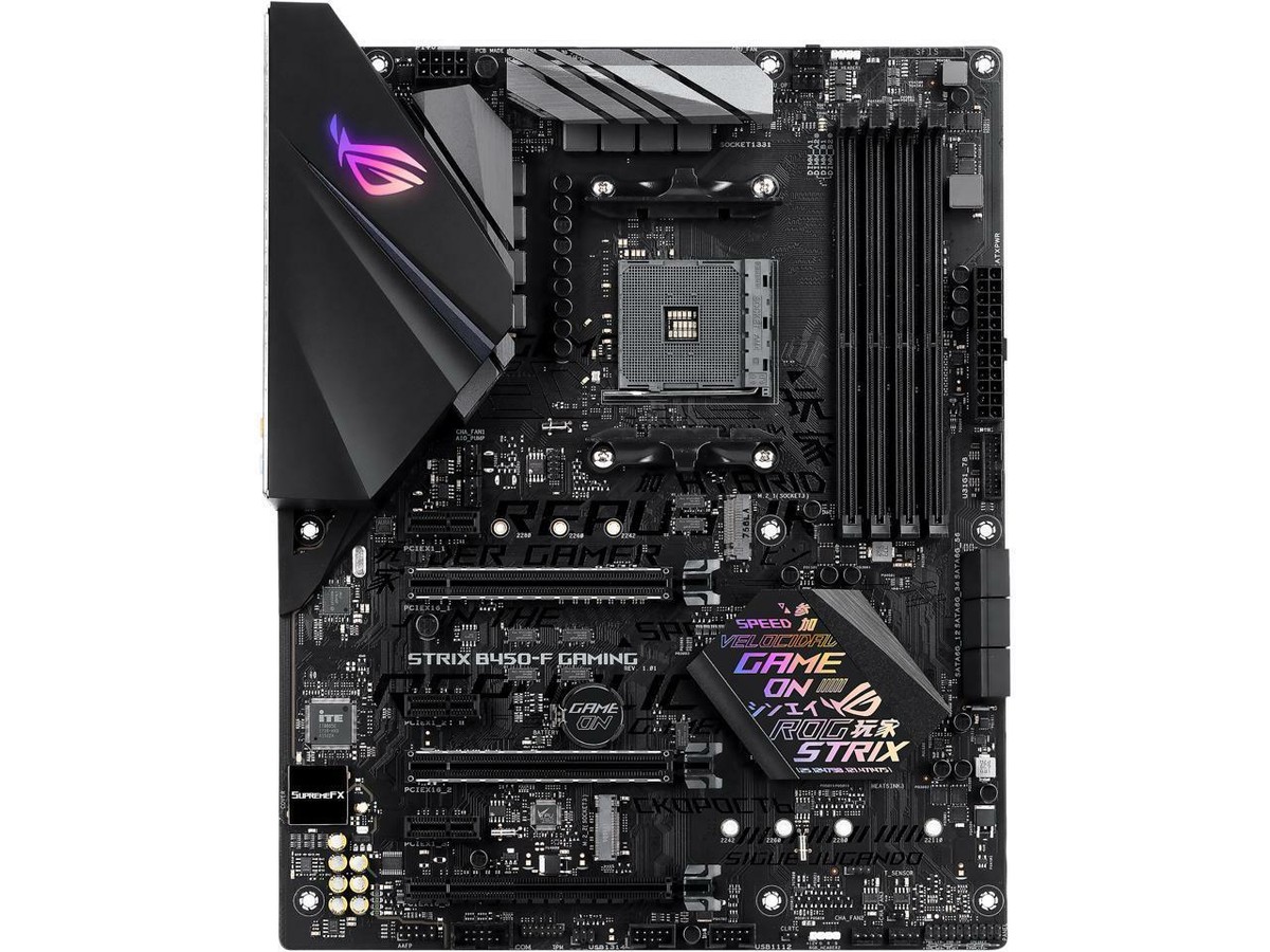FOR ASUS ROG Strix B450-F Gaming Motherboard Supports AM4 AMD 64GB