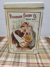 Washburn Crosby Company Gold Medal Flour Tin Canister - Empty Vintage Tin