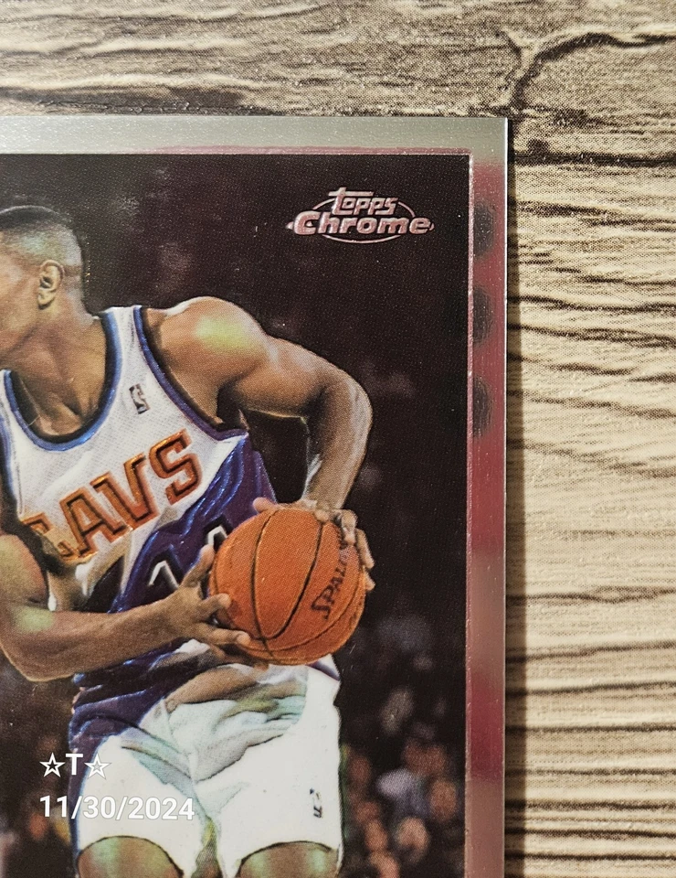 1996-97 Bobby Phills #68 Topps Chrome Cleveland Cavaliers NBA Trading Card Foto 3 de 4
