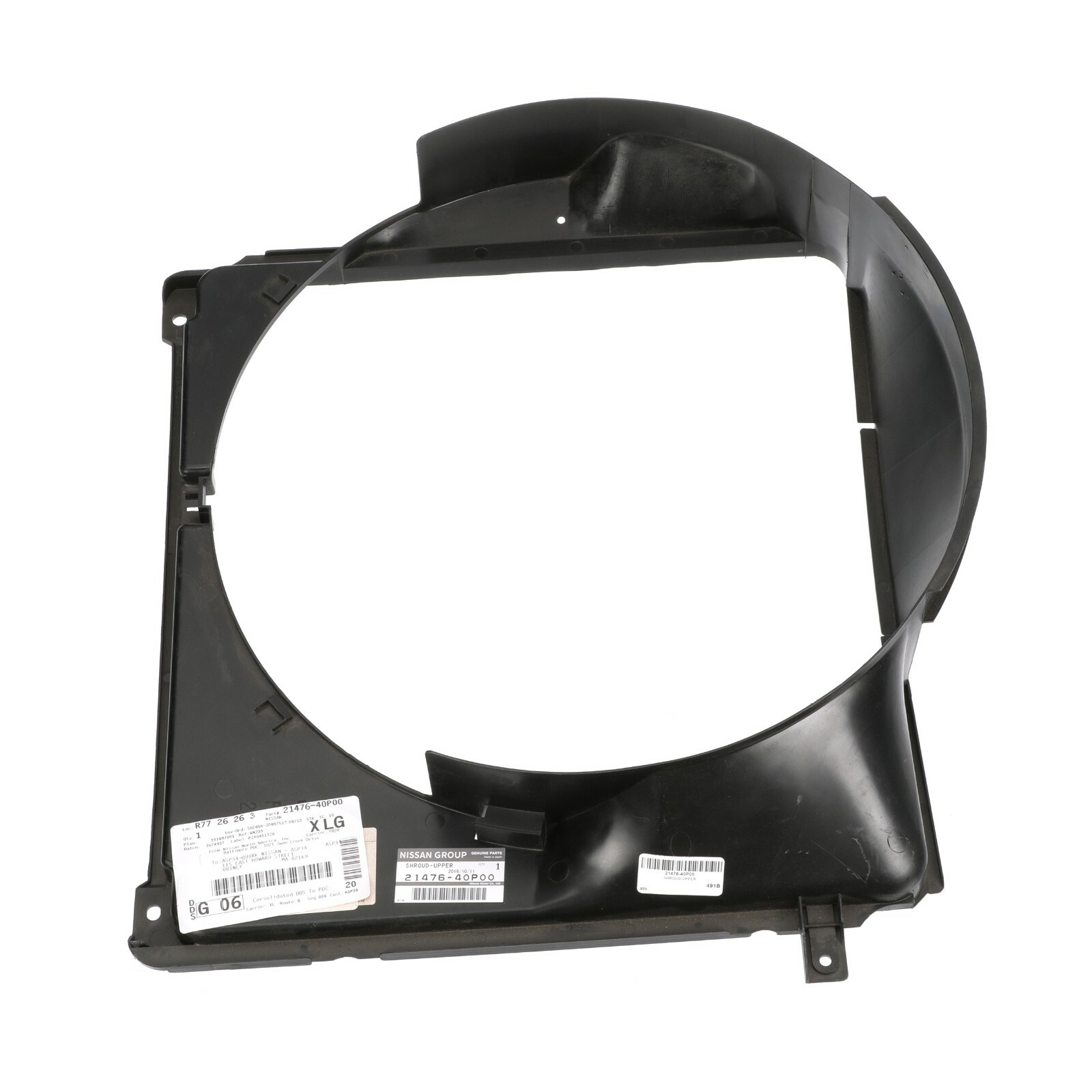 Nissan 2147640P00 Genuine OEM Factory Original Upper Shroud for 