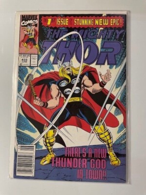 The Mighty Thor #433 (June, 1991 Marvel Comic) 1st Eric Masterson