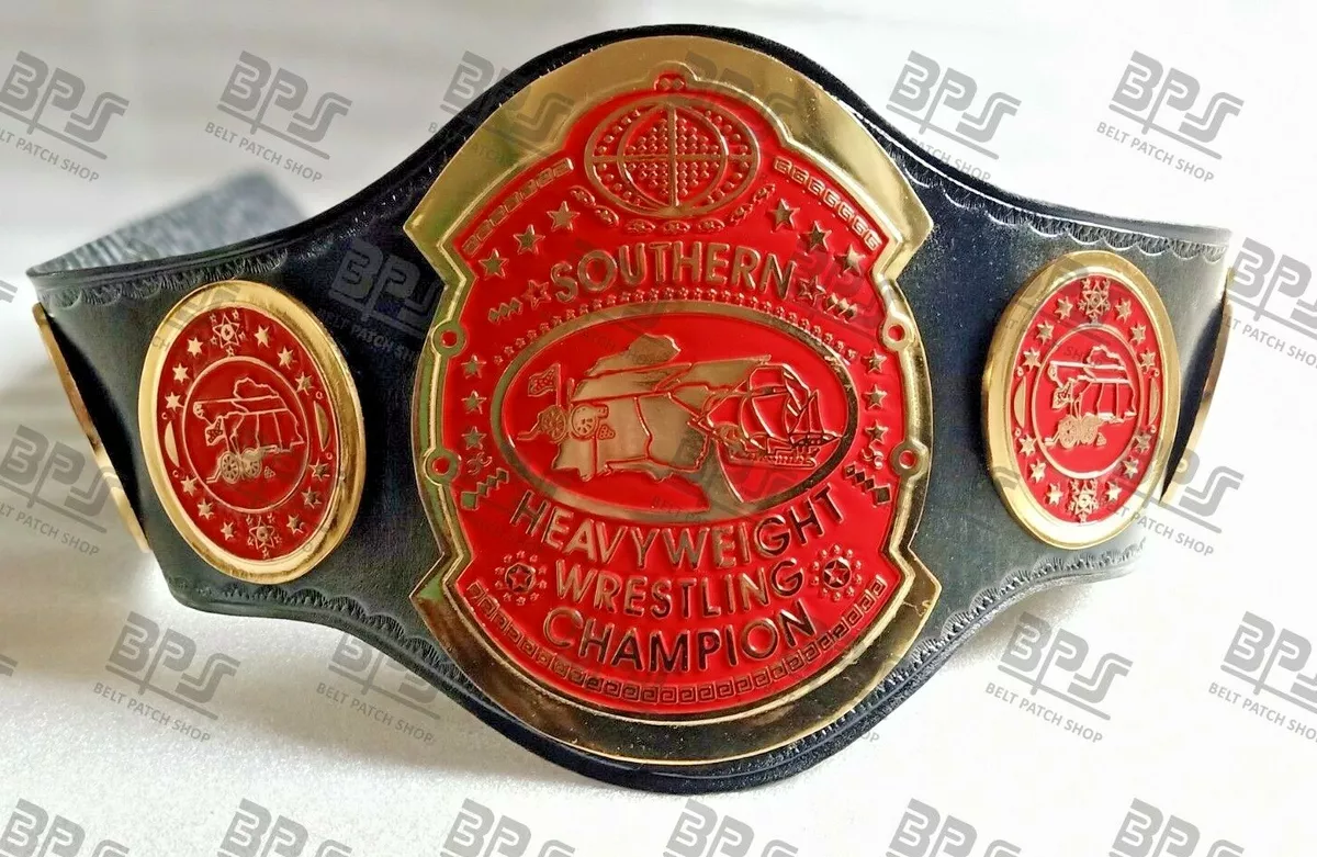 Southern Heavyweight Wrestling Championship Leather Belt