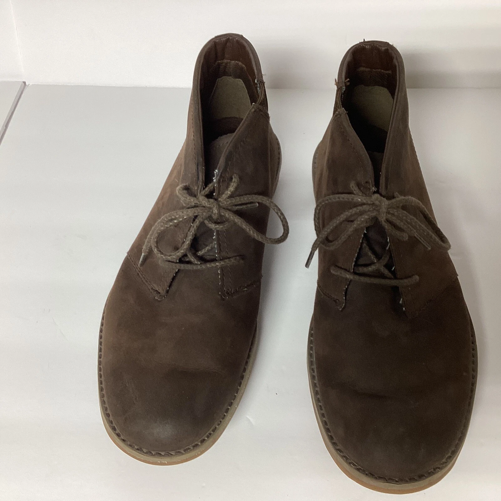 Scarpe casual Oxford Timberland da uomo impermeabili anti fatica in pelle marrone taglia 8M