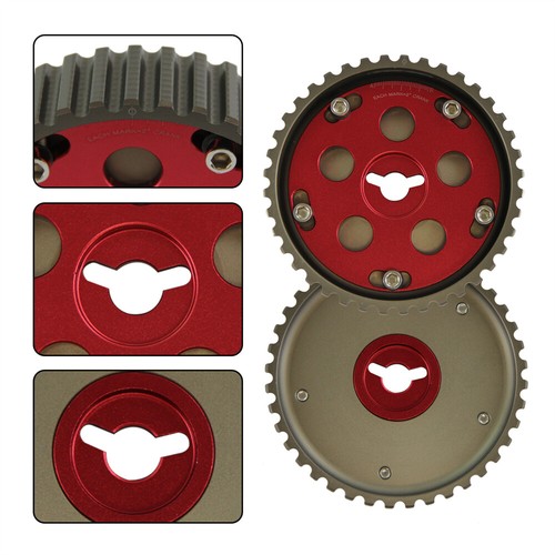 2PCS Racing Cam Gear Pulleys for Suzuki Swift GTI GTS G13B 1.3L DOHC
