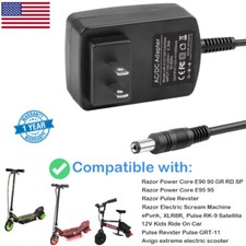 12V Charger for Razor Power Core 90 E90 E95 95 ePunk XLR8R Electric Scream Toys