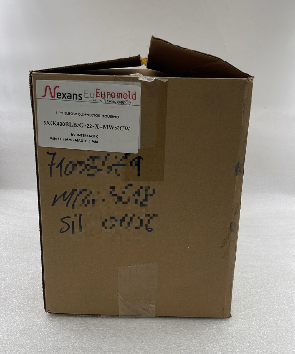 LOT 3 PCS] Nexans Euromold K400BLB/G Separable Elbow
