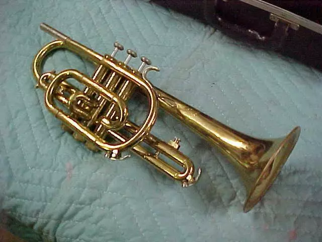 Vintage Buescher Aristocrat Cornet Good Ready to Play Condition