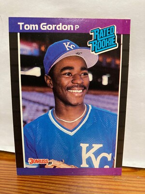 Tom Gordon 1989 Donruss Rookie Card Kansas Royals