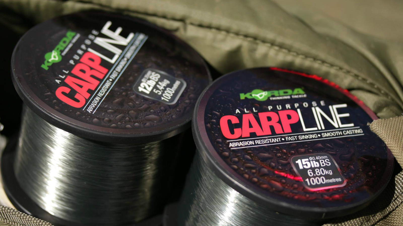 Korda Carp Line Fishing Monofilament Mainline 1000m *All Breaking