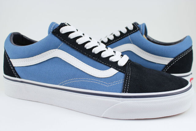 vans navy and black