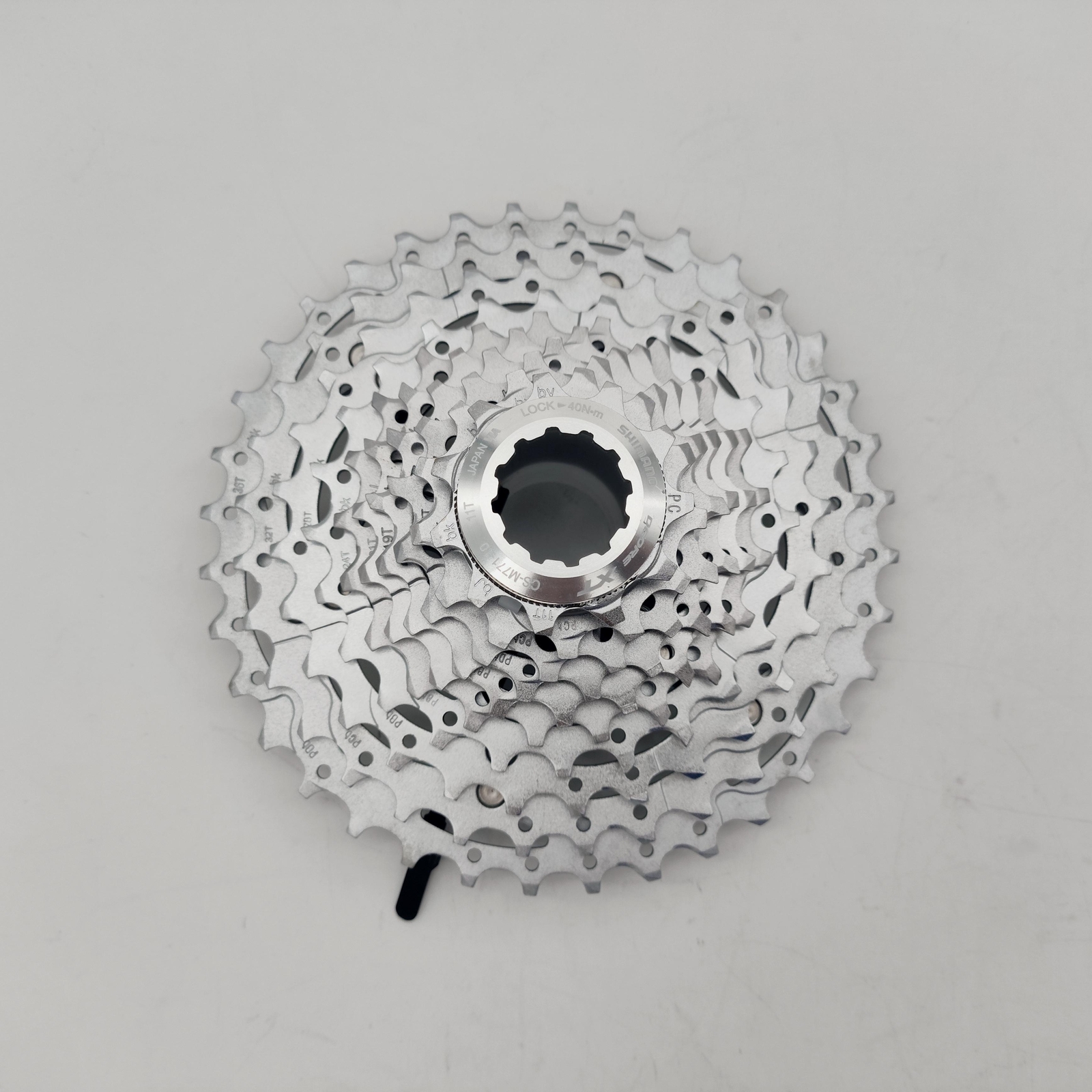 Shimano Deore XT CS-M771 Cassette - 10 Speed, 11-36t, Silver Mountain Bike