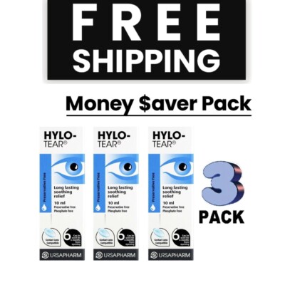 Hylo-Tear Long Lasting Eye Drops 10ml PACK OF 3
