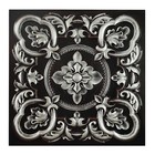 Artistic 3D Ceiling Tile PVC Wall Panel PL30 Traditional silver 10pcs