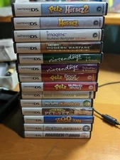 Nintendo DS Case lot of 14 cases and most manuals  LOT ONLY (  NO GAMES  ) 