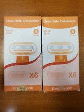 2 Boxes of 6 Refills: Bulimica 5 Blade Razor Refills - E7D 6.50 per gallon