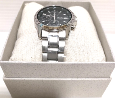 SEIKO SND367 P1 Chronograph Watch Reverse Import Overseas Model