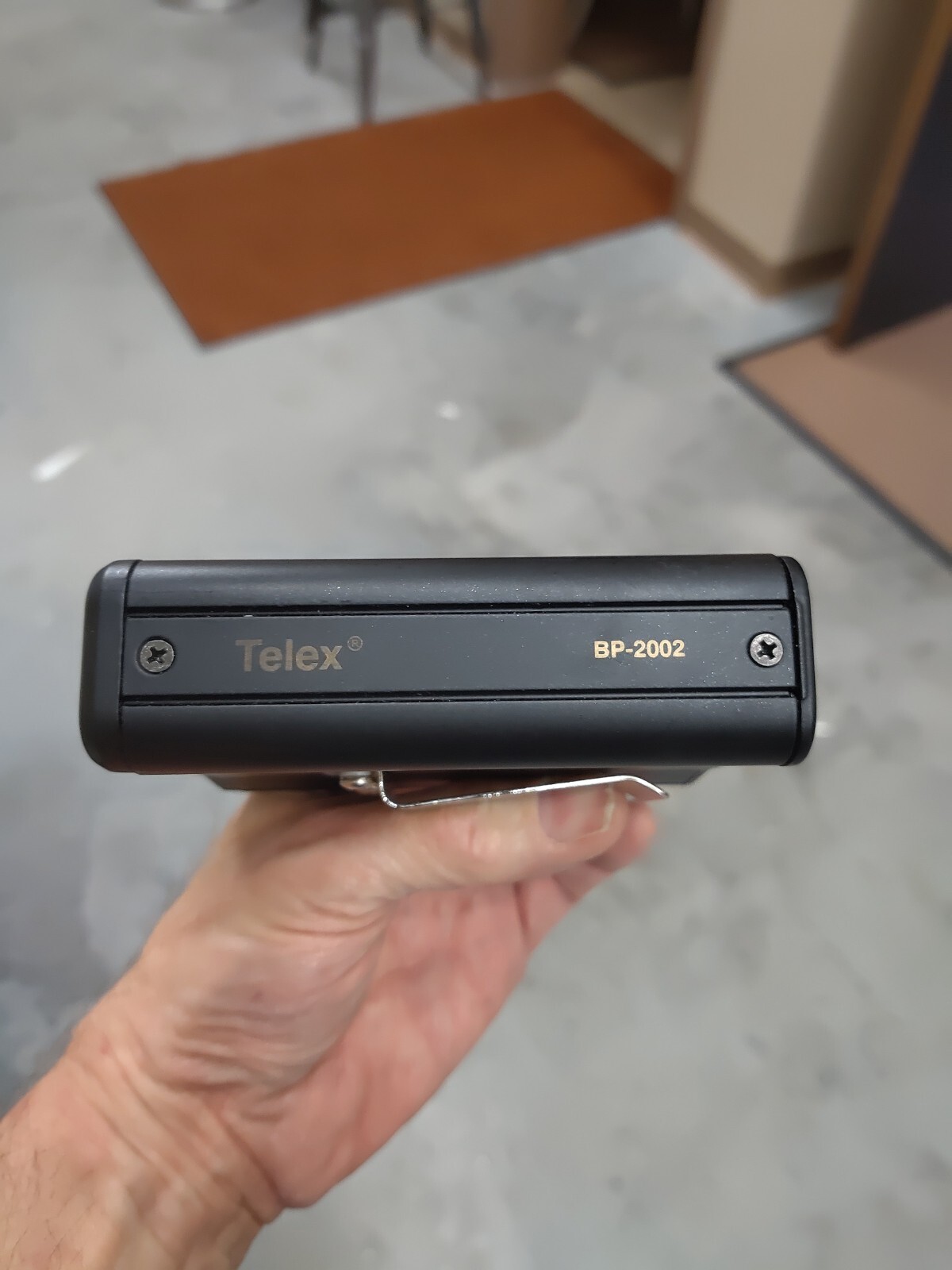 6 Telex HR1 Headset Single Side Headsets, and 6 Telex BP2002 Body