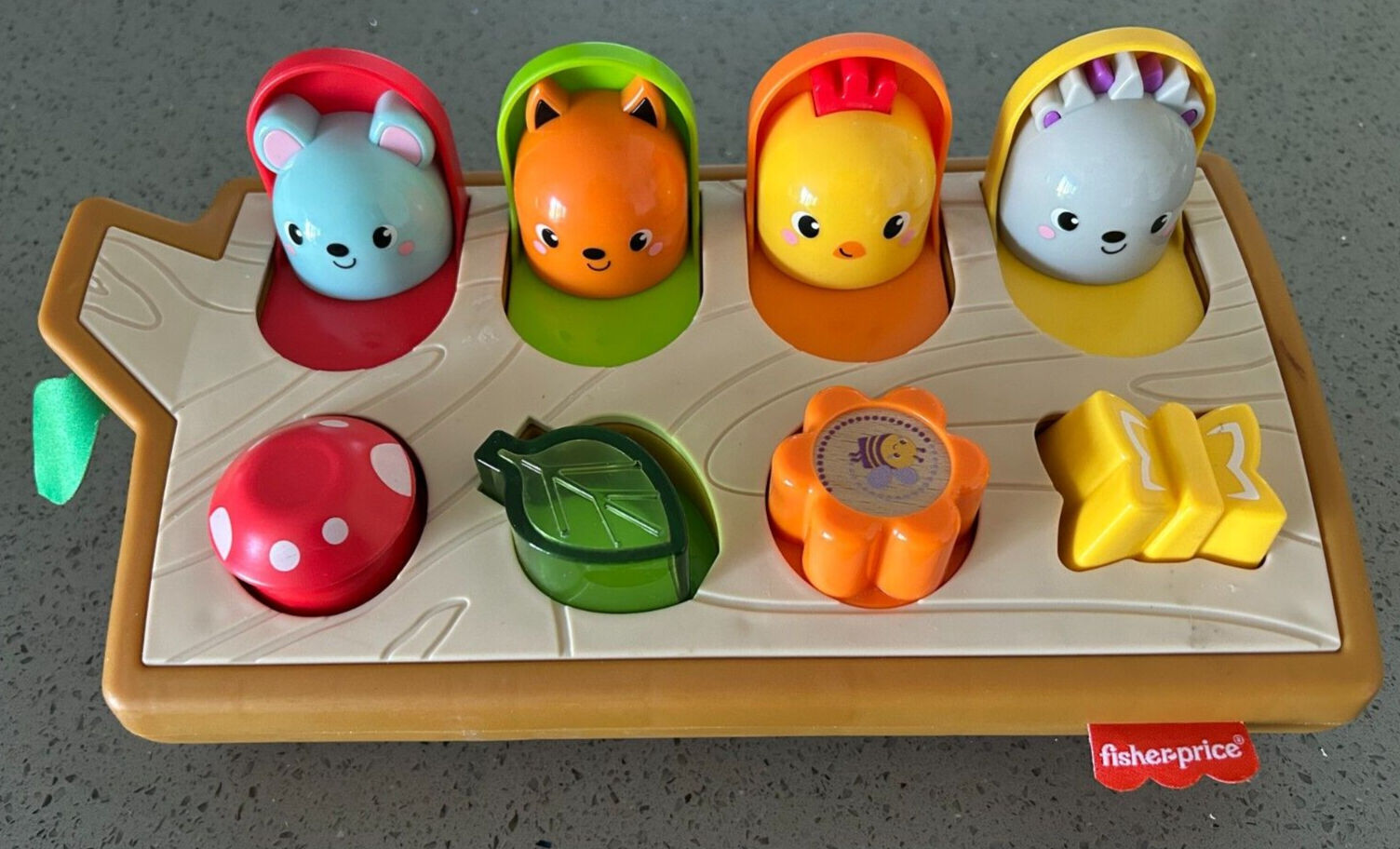 Fisher Price Hide&Peek Learning Pop-up Toy Baby Toddler Educational Motor Skills