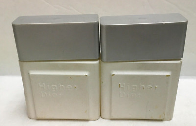 HIGHER DIOR BY CHRISTIAN DIOR 1.7 OZX 2 AFTERSHAVE LOTION DAMAGE BOTTLE UNBOX