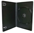 50 x 1 Disc Black Empty Single DVD Cases 14mm Spine Standard Clear Sleeve Joblot