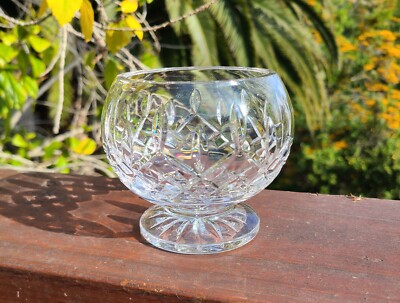 Waterford ~ ''Lismore'' Crystal Footed Open Sugar Bowl ~ EUC 
