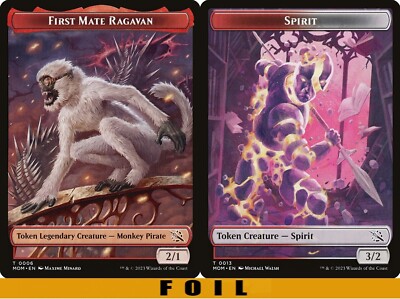 FIRST MATE RAGAVAN \ SPIRIT TOKEN ** FOIL ** #06/13 - March-Machines - NM MTG