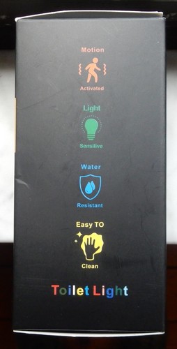 One Ailun Motion-Activated LED Toilet Nightlight, 8 Colors - Picture 8 of 11