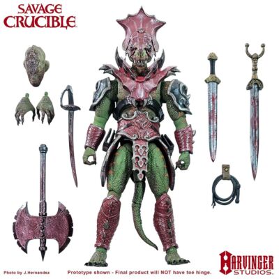 Harbinger Studio Savage Crucible Lizard Man Limited PVC Action