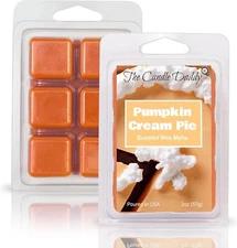 The Candle Daddy Pumpkin Cream Pie Sweet Fall Scented Wax Melt 2 Pack 12 Cubes