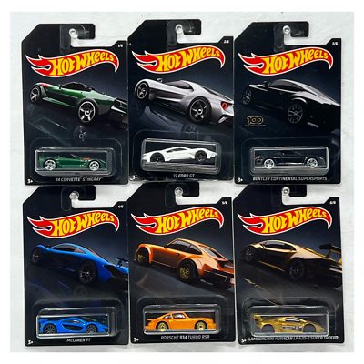Hot Wheels 100 Extraotdinary Years Exotics Supercars 1:64 Diecast