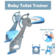 Baby Potty Training Toilet Seat Ladder Step Chair Trainer Child Toddler Infant