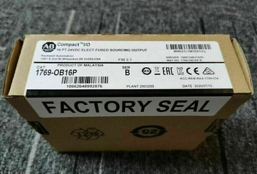 New Factory Sealed AB 1769-OB16P SER B CompactLogix 16 Pt D/O Module 1769