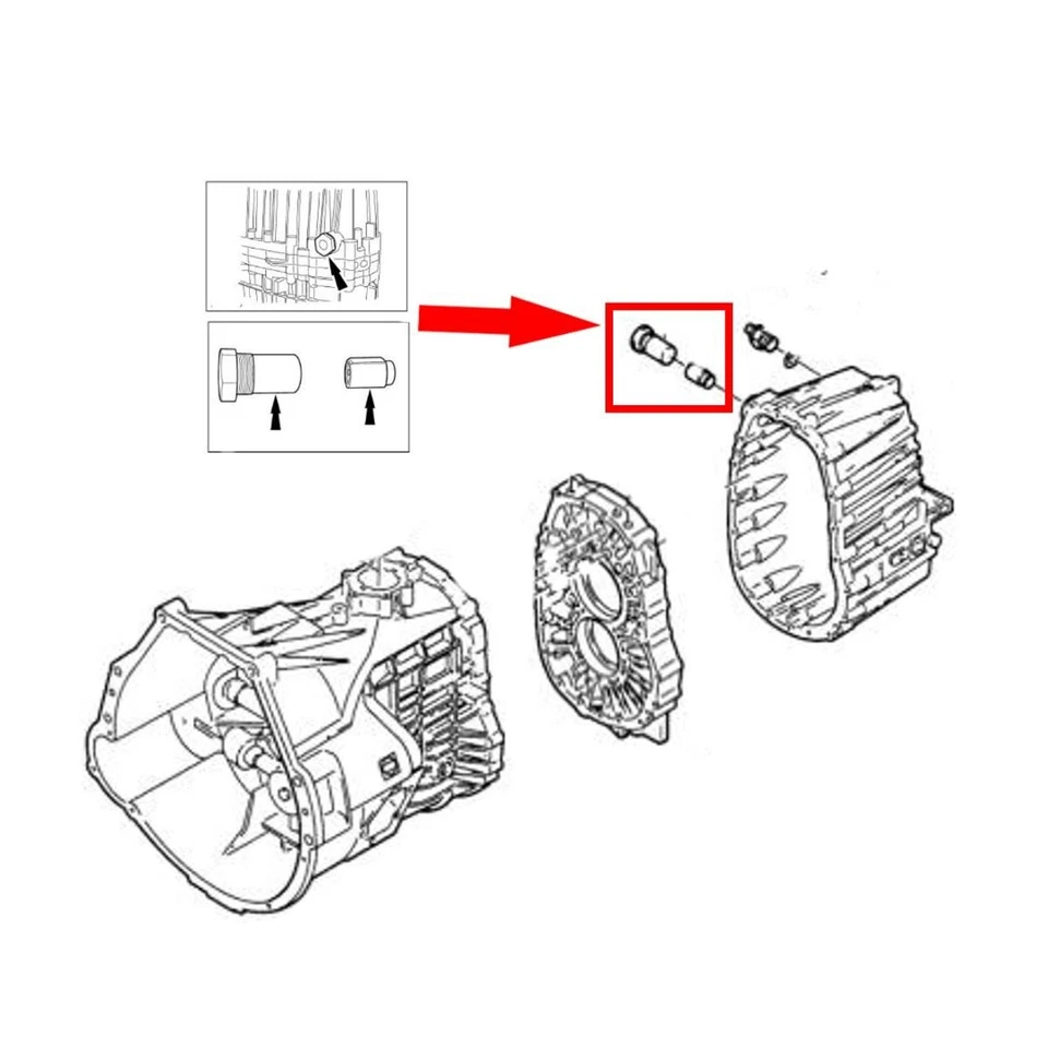 Ford GMC Chevy ZF 6 velocidades baja retención inversa se adapta a todos los ZF S6-650 6 velocidades Foto 2 de 4