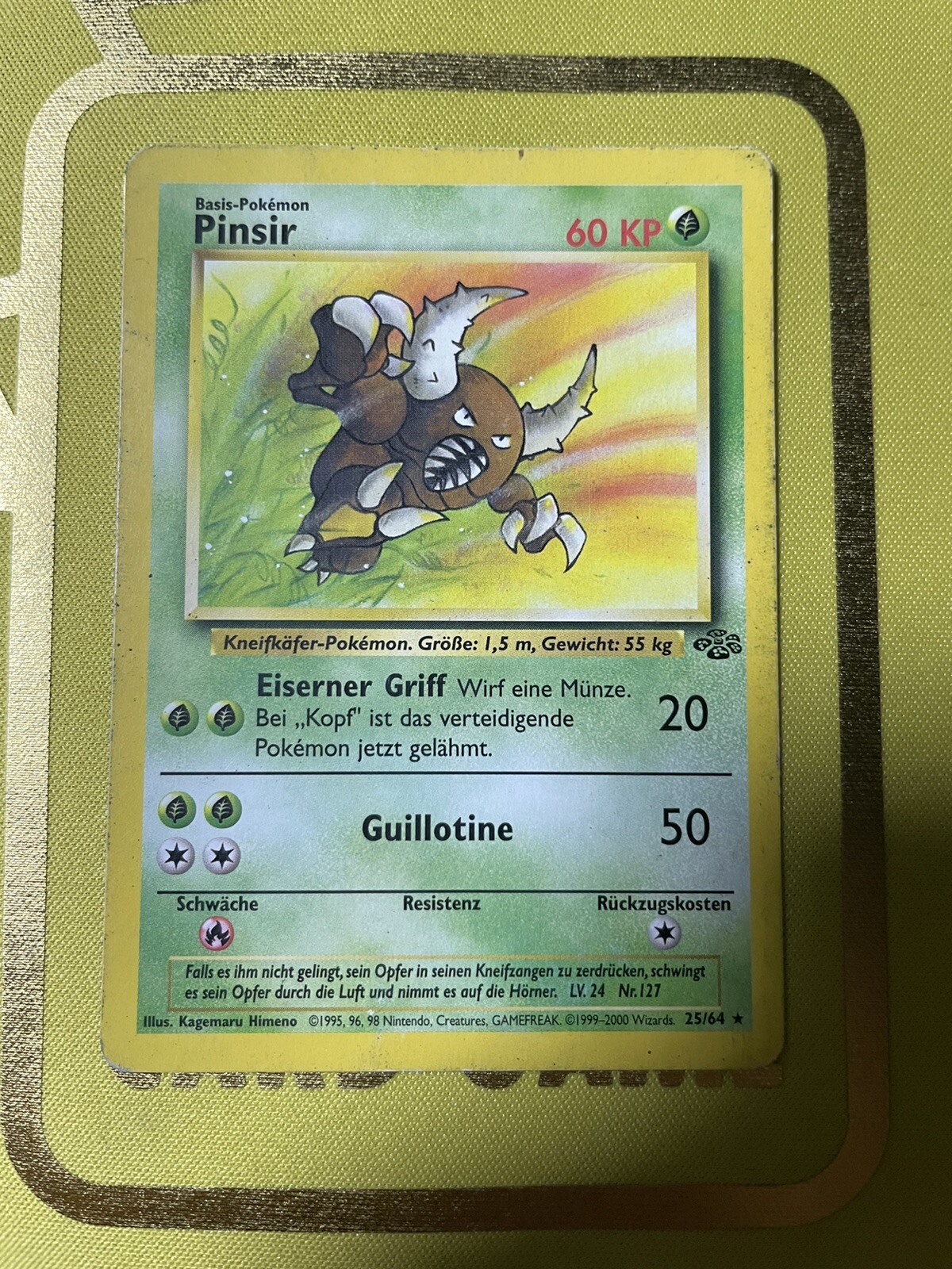 Pokemon Karte Pinsir 25/64, Dschungel, rare eBay