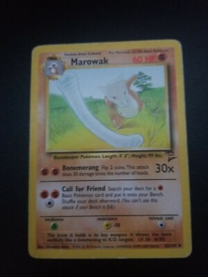 1995 pokemon card Marowak | eBay