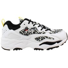 Image of Fila Ray Tracer Womens White/Black Trainers