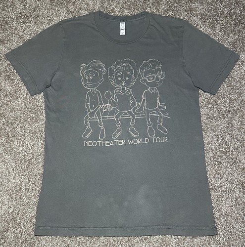 NEOTHEATER Men’s T-Shirt WORLD TOUR Graphic Tee Canvas S/S Crew Neck Size M - Picture 6 of 17