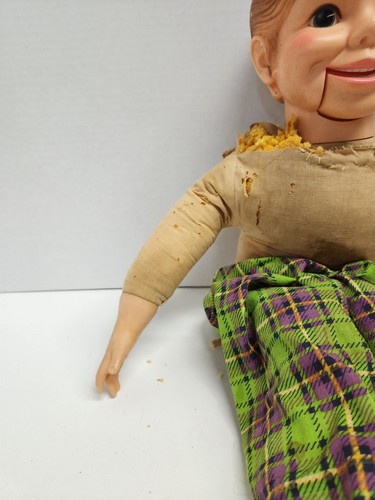 Vintage Ventriloquist Doll Antique Dolls Spooky Hallowen Prop Scary Creepy Old - Picture 4 of 12