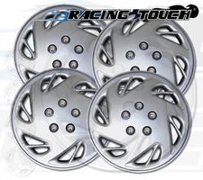Wheel Cover Replacement Hubcaps 17" Inch Metallic Silver Hub Cap 4pcs Set #054