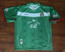 Rare Vintage Mexico National Soccer team Jesus Team Dish Network Promo Jersey Xl