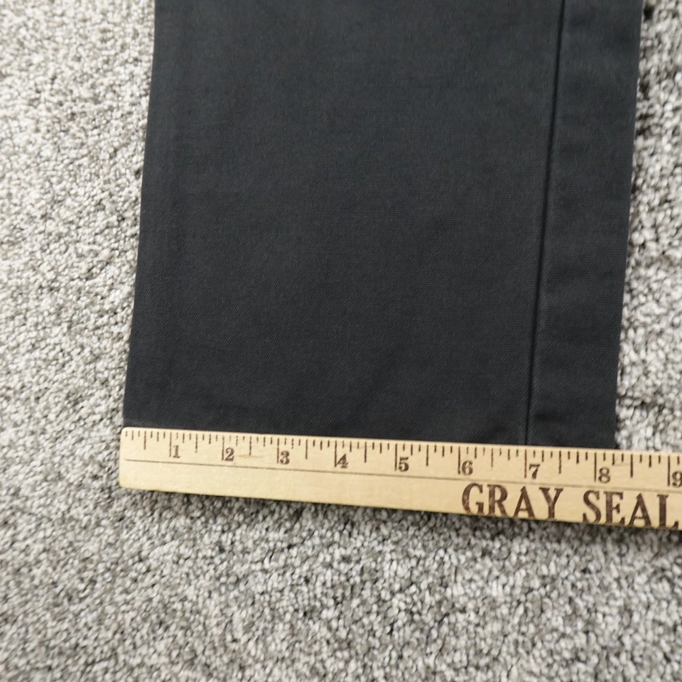 NEW Dickies Pants Mens 32X34 Black Carpenter Jean Cargo Utility Duck Canvas Work - Image 3 of 4