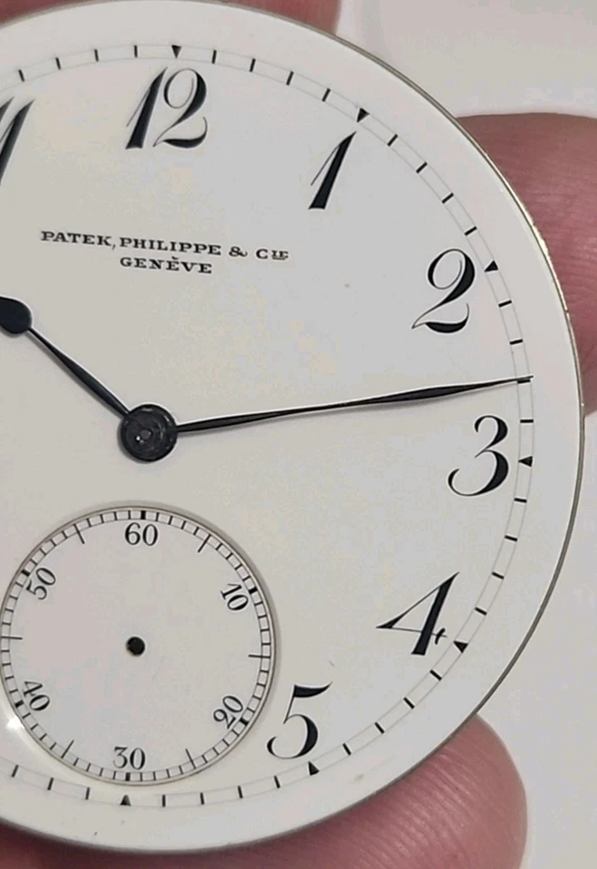 PATEK PHILIPPE 43MM POCKET WATCH MOVEMENT RARE WITH ORIGINAL PATEK PHILIPPE DIAL - image 3 of 4