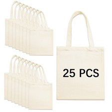 ORJ 13  15 inch Sublimation Blank Canvas Bags Bulk,Tote Bags for Sublimation...