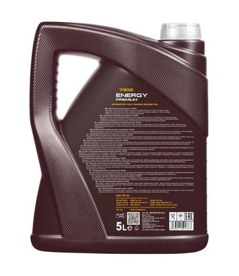 For MANNOL MN7908-5 MANNOL 7908 ENERGY PREMIUM 5W30 5L SN/CF/C3, 505.01/505.00/