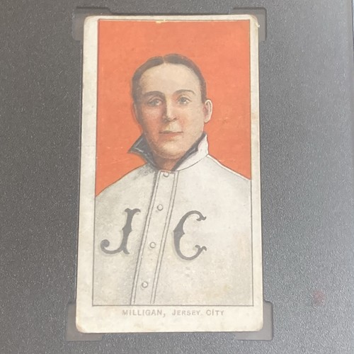 1909 T206 Sweet Caporal Bill Milligan (Portrait) - Jersey City - SGC 2 - Picture 2 of 4