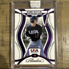 2025 Flawless USA Baseball Encased Sapphire Diamond Bobby Witt Jr 2/2
