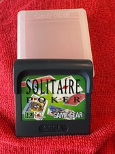 Solitaire Poker - Sega Game Gear - 1991 - Cartridge With Case 
